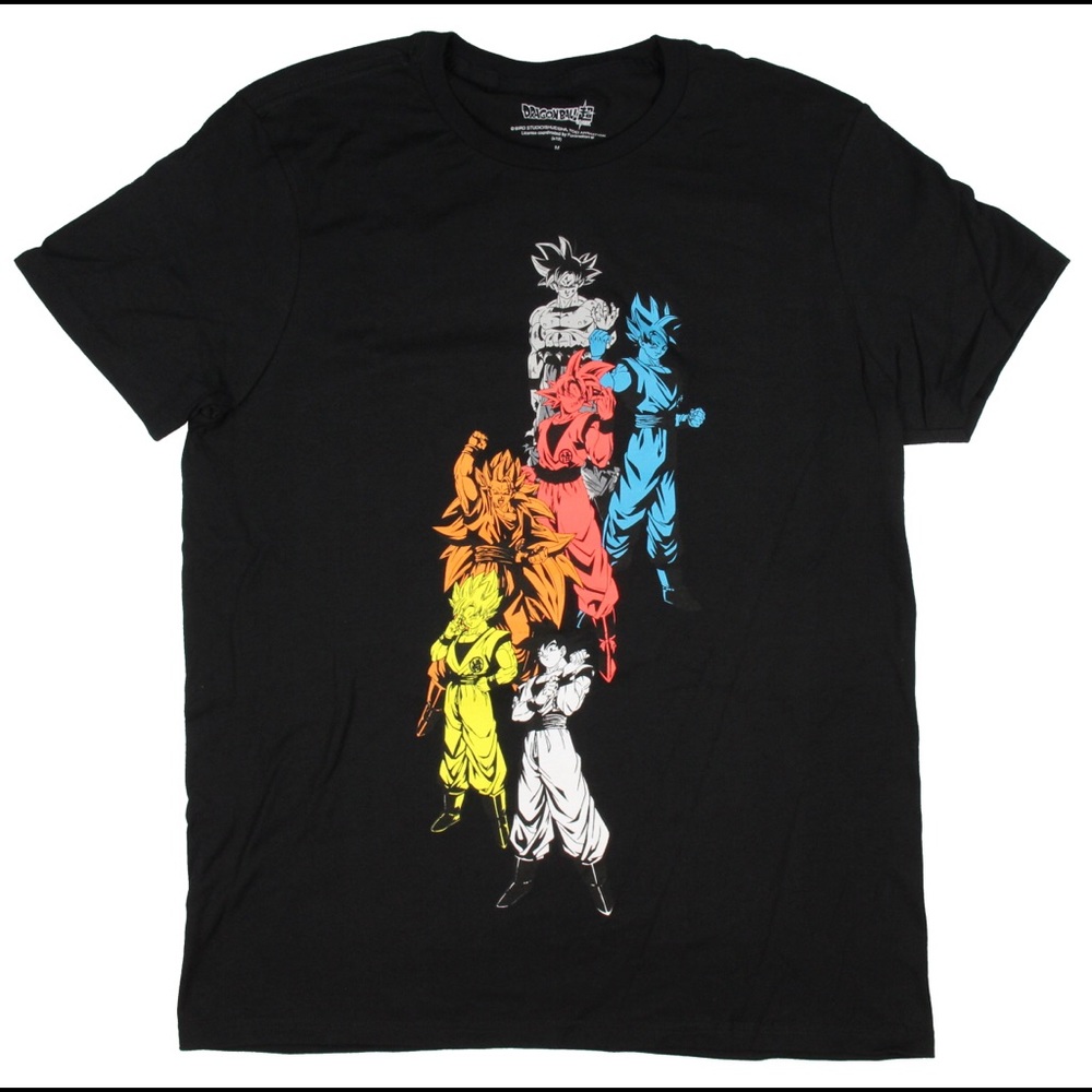 Dragon Ball Z Mens Goku Super Characters T-Shirt size medium